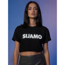 Load image into Gallery viewer, SIJAMO Neon Graphic Crop Top
