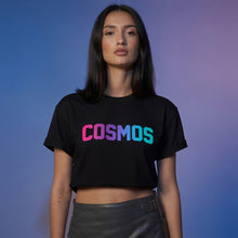 Load image into Gallery viewer, COSMOS Neon Graphic Crop Top
